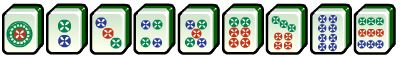 mahjong circle suit tiles